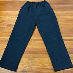 ZARA - Black Checkered Pants. Size 8